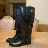 Louis Vuitton Shoes | Authentic Louis Vuitton Black Rain Boots | Color: Black | Size: 8