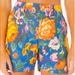 Urban Outfitters Shorts | Nwot Urban Outfitters 90s Floral High Waist Shorts | Color: Blue | Size: Xs