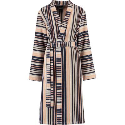 Cawö Bademäntel Damen Kimono Streifen 4349 sand-marine - 31 M