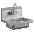 Amgood 17in X 15in Hand Sink. Commercial Wall Mount Hand Basin. NSF Certified in Gray | 13 H x 17 W x 15 D in | Wayfair AMG HAND-SINK HS-17