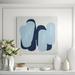 Bobby Berk Home Through the Contours I by Bobby Berk - Wrapped Canvas Painting on Canvas Metal in Blue | 40 H x 44 W x 1.5 D in | Wayfair