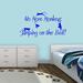 Trinx Decorative Wall Decal Vinyl in Blue | 16 H x 30 W in | Wayfair B49B924D7BD14EC79E29E16B5956C6F7