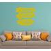 Trinx Decorative Wall Decal Vinyl in Yellow | 23 H x 27 W in | Wayfair A8EC411A2E8B4C41BBA25FE021DA6C06