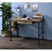 17 Stories Desk Wood/Metal in Black/Brown | 29 H x 39 W x 20 D in | Wayfair E5597CA93F55400387884D2FF481B6B0