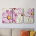 Latitude Run® Pink Cosmos I- Premium Gallery Wrapped Canvas - Ready To Hang Canvas, Solid Wood in Black/Blue/Green | 48 H x 96 W x 1 D in | Wayfair