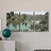 Bayou Breeze Vacation Paradise- Premium Gallery Wrapped Canvas - Ready To Hang Canvas, Solid Wood in Black/Blue/Green | 48 H x 96 W x 1 D in | Wayfair
