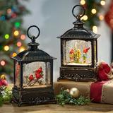 The Holiday Aisle® Spinning Water Lantern Plastic | 11.25 H x 6.5 W x 4.5 D in | Wayfair F92EB76F0FF84C088F9DA0922AC02120