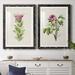 Red Barrel Studio® Pretty Pink Botanicals IV - 2 Piece Picture Frame Print Set Paper in Green/Indigo/Pink | 55 W x 1.5 D in | Wayfair