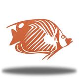 Red Barrel Studio® Casselman Butterfly Fish Metal in Orange | 18.25 H x 30 W x 0.06 D in | Wayfair C73D98D0B7064B3C9D111E4C0E582855