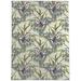 White 24 x 0.08 in Area Rug - Red Barrel Studio® Godoy Floral Green/Purple/Light Blue Area Rug Polyester | 24 W x 0.08 D in | Wayfair