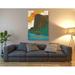 Loon Peak® 'Big Sky IV' By Michael Mullan Canvas Wall Art Metal in Green, Size 60.0 H x 40.0 W x 1.5 D in | Wayfair