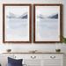 Loon Peak® Glacial Lake I Premium Framed Matte - Ready To Hang Paper, Solid Wood in White | 24 H x 36 W x 1.5 D in | Wayfair