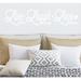 Trinx Decorative Wall Decal Vinyl in White | 5 H x 23 W in | Wayfair B181CDEE0384498BB8D78FC4C8E9C415