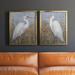 Rosecliff Heights White Heron I Premium Framed Canvas - Ready To Hang Paper, Solid Wood in Gray/White | 1.5 D in | Wayfair