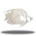 Red Barrel Studio® Casselman Butterfly Fish Metal in Gray | 11 H x 18 W x 0.06 D in | Wayfair 17045441EC914D48871D2BD48DBDE9F2