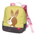 SIGIKID 25122 Rucksack Hase Forest Bags Mädchen Kinderrucksack empfohlen ab 2 Jahren grün/rosa, 23x20x10 cm