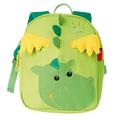 SIGIKID 24216 Mini Rucksack Drache Kinderrucksack für Krippe, Kita, Ausflüge empfohlen für Mädchen und Jungen ab 2 Jahren, Grün 24 cm