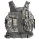 Relaxyee Tactical Vest for Men, Airsoft Military Tactical Army Polyester Waistcoat, Assault Vest for Paintball Hunting Shooting Swat CS Game Combat Training Camping Hunting Fishing (Camouflage Gray)