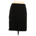 George Me by Mark Eisen Casual Skirt: Black Solid Bottoms - Women's Size 6