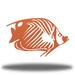 Red Barrel Studio® Casselman Butterfly Fish Metal in Orange/White | 22 H x 36 W x 0.06 D in | Wayfair 6ADB3B195EFE4B5A9B70C2289A76F13D