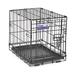 MidWest Homes for Pets Newly Enhanced Single Door iCrate Dog Crate Includes Divider Panel Metal in Black | 14 H x 12 W x 18 D in | Wayfair 1518