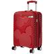 AMERICAN TOURISTER Disney Geformtes Hartschalengepäck mit drehbaren Rädern, rot, Carry-On 20-Inch, Disney Geformtes Hartschalengepäck mit Spinnrädern