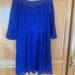 Free People Dresses | Free People Blue Knit Dress | Color: Blue | Size: M