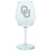 Oklahoma Sooners 12.75oz. Stemmed Wine Glass