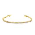 La4ve Diamonds 1/2 Carat Real Diamond Fashion Tennis Bracelet for Women in Sterling Silver with Secure Clasp with Gift Box included Rose Gold, Yellow Gold or Sterling Silver, Metal, Cubic Zirconia