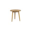 Table d'appoint ronde en bois D50cm bois clair