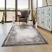 La Dole Rugs Gold Grey Ivory Abstract Marble Bordered Modern Rustic Pattern Area Rug For Living Room Bedroom Runner