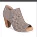 Giani Bernini Shoes | Giani Bernini Peep Toe Booties. Size 10. | Color: Gray | Size: 10