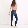 Madewell Jeans | Madewell Blue Wash 10" High-Rise Skinny Stretch Denim Jeans 28. | Color: Blue | Size: 28