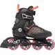 K2 Skates Damen Inline Skates ALEXIS 80 BOA, grey - coral, 30G0317.1.1.070