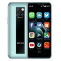 Hipipooo Mini Smartphone 3.5 Inch HD Screen 4G Dual SIM Mobile Phone Android OS 9.0 Quad-core GPS Unlocked Cell Phone 3GB+64GB（Cyan）