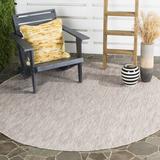 White 63 x 0.2 in Area Rug - Greyleigh™ Davy Geometric Beige Indoor/Outdoor Area Rug, Polypropylene | 63 W x 0.2 D in | Wayfair