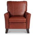 La-Z-Boy Riley High Leg Reclining Chair Leather Match in Orange | 41 H x 35.5 W x 37 D in | Wayfair 295448 JL140075 FN 021