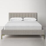 AllModern Tomas Upholstered Low Profile Platform Bed Upholstered, Metal in Gray | 37 H x 78 W x 94 D in | Wayfair D10DA8394CD140D4B94ED79D7BA46055