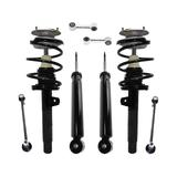 2000 BMW 323i Front and Rear Shock Strut Coil Spring Sway Bar Link Kit - Detroit Axle