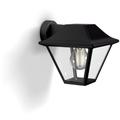 Philips - alpenglow Applique murale extérieure Descendante max. 1x60W E27 - Noir