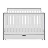 Delta Children Mercer 6-In-1 Convertible Crib w/ Storage Wood in White | 40 H x 54 W in | Wayfair W141150-130