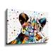 Latitude Run® Motley Lion Cub Freckles I by Aldridge - Graphic Art on Canvas Canvas, Cotton in Black | 18 H x 24 W x 2 D in | Wayfair