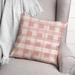 East Urban Home 10 Outdoor Square Pillow Cover & Insert Polyester/Polyfill blend in Pink | 16 H x 16 W x 1.5 D in | Wayfair