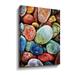 Latitude Run® Particolou Pebbles II by Aldridge - Graphic Art on Canvas Canvas/Metal in Red | 32 H x 24 W x 2 D in | Wayfair
