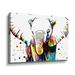 Latitude Run® Motley Elephant Freckles I by Aldridge - Graphic Art on Canvas Canvas, Cotton in Black/Green | 24 H x 6.1 W x 2 D in | Wayfair