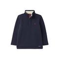 Joules Boys Winter Dale Fleece Lined Overhead Sweatshirt - French Navy - 6Yr