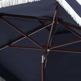 MILAN FRINGE 7.5 FT SQUARE CRANK UMBRELLA - Safavieh PAT8408A