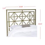 LUCINDA FRENCH SILVER METAL HEADBOARD (FULL) - Safavieh FOX6215A-F