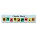 Lizton Sign Shop, Inc Boardwalk Custom Aluminum Sign Metal in Black/Blue/Gray | 6 H x 24 W x 0.063 D in | Wayfair 1840-A624