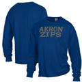 Men's ComfortWash Navy Akron Zips Stack Garment Dyed Long Sleeve T-Shirt